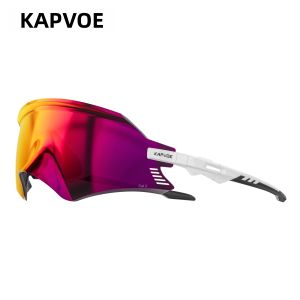 kapvoe | Kính Râm Nam Kapvoe UV400 2026 Kính Đi Xe Đạp Đường Trường Mới Kính Đi Bộ Đường Dài Thể Thao Ngoài Trời Kính Thời Trang Chạy Bộ Mọi Hình Dạng Khuôn Mặt