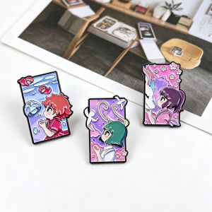 3pcs/Set Classic Anime Movie Enamel Pin Cute White Dragon Badge Brooch Backpacks Bag Collar Lapel Decoration Jewelry Fans Gift