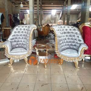 KURSI TERAS SERIBU MAWAR PENCENG KAYU JATI FINISHING MEWAH MEJA KOPI DEKORASI RUANG INTERIOR MURAH UKIR ANTIK SULTAN TATANING FURNITURES JEPARA