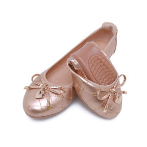 Soft Bottom Real Leather Egg Roll Shoes Womens Low Heel round Head Flat Versatile Light Mouth Xgj Spring New Style Fashion Single Shoes