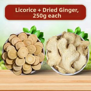 JUHETAI | Yunnan Yellow Ginger Slices Herbal Medicine 500g