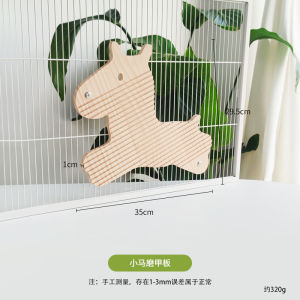 Real Wood Rabbit Toy Nail File Board Durable Chew And Scratch Resistant Pet Rabbit Stress Relief Interactive Playing Equipment