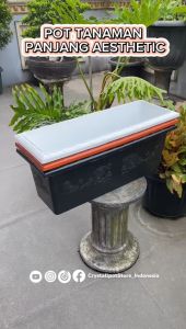 Pot Bunga Tanaman Persegi Panjang Gsp Shallom 09 Panjang 67cm - GSP 09 SHALLOM