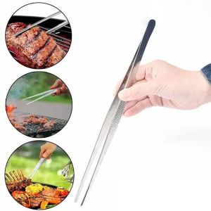 30CM Long Handle Non-Slip Clip Multifunction Barbecue Tongs Multifunction Food Clip Churrasco BBQ Tool