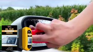 Automotive Oil Film Cleaning Brush Car Glass Window Wipe Anti-Rain Fog Front Function Maintenance Inside Windshield Home Sponge