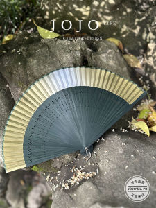 Quạt Gập Cổ Điển Jojos L PD Quạt Giấy Phong Cách Truyền Thống Gốm Sứ Trang Trí Nhà Cửa Dùng Cho Mọi Lứa Tuổi