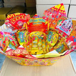 Mâm Giấy Cúng Khai Trương Hồng Phát Đại Lợi 2026 - Nhang Đèn Thiên Lộc