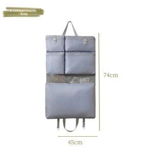 Foldable Travel Clothing Organizer Hanging Bag