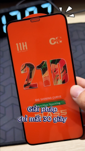 Cường Lực Bảo Vệ Màn Hình IPHONE 21D │ One And One Store