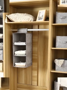 【SG Seller】Hanging Wardrobe Organiser Closet Storage Bag Organizer Storage Clothes Storage Box#049