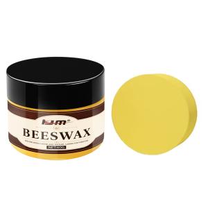 Sáp Ong Dưỡng Gỗ KJM 40G Kèm Miếng Bọt Biển Dùng Chăm Sóc Đồ Gỗ Xử Lý Bề Mặt Da Đánh Bóng Sàn Nhà Tủ.
