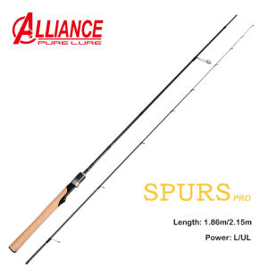 SPURS Pro Light Game Fishing Rod 1.86 2.15m UL/L Fast Action FUJI Guide Spinning Casting Carbon Rod For Trout Rochfish Bass