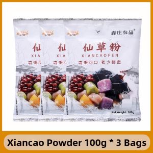 ShenZhuang Farm Product Burned Grass Jelly Powder Milk Tea Shop Special Raw Materials Black And White Jelly Powder 100g Bag