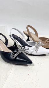 Sara Sara ALICE Sepatu Sandal Heels Wanita Kekinian Tali Belakang Sepatu Kerja Kantoran Sepatu Pesta Terbaru
