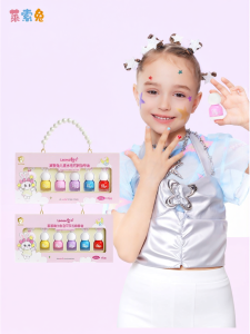 Leosotoo | Toxic-Free Peelable Water-based Kids Nail Polish Set 6 Pieces