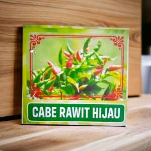 Bibit unggul  Cabai Terah Dewa 1 Banding 5 pilih (15 butir biji benih jaminan mutu)