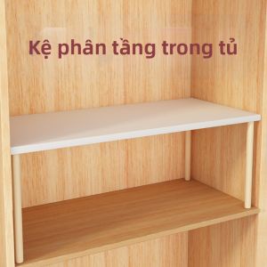 Ljxz | Space Saving Closet Organizer Storage Shelf