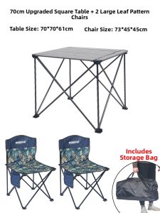 MiliCamp | Portable Square Aluminum Camping Table