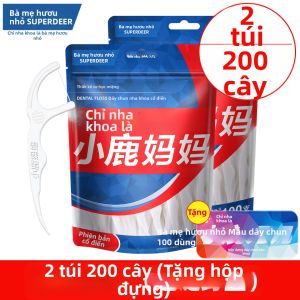 SUPER DEER | Tăm Xỏ Răng Siêu Mịn 800 Cây