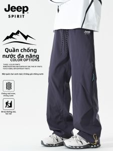 JEEP SPIRIT | Quần Tây Đơn Giản Mỹ Nếp Nhăn Cargo