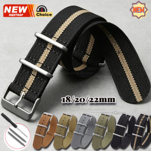 New Nylon Watch Strap 18mm 20mm 22mm Watchband Accessories for Military Watch Band Women Men Universal Bracelet Replacement Belt