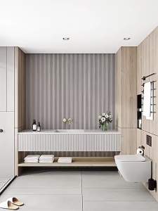 Wall bathroom mirror toilet hanging bathroom mirror toilet mirror wall mount punch-free cosmetic mirror waterproof and anti-fog 镜子化妆