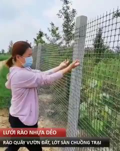 lưới nhựa dẻo cao 2 mét 1m5 1m dài 25 mét lưới rào vườn - lưới quây chuồng-làm sàn -chịu nắng mưa 10 năm