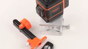 Laser level HILDA Mesin Lengkap Plat Dudukan dan Tas Self Leveling Laser 4D 16 Line Point Laser Display Indikator with Remote Taffware - LD 515