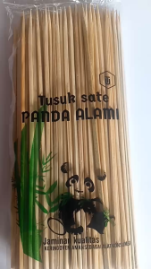 Tusuk Sate / Tusuk Sate Kambing Panda Alami Panjang 20-22cm / isi +/-200