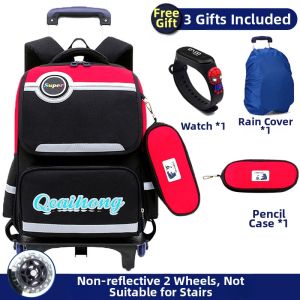Wheeled Large-capacity Waterproof School Bag