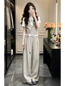 QINGMUZI | Elegant Commuter 3-piece Set Female