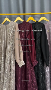 Luna Lace Brukat Silk Gamis Pesta KOndangan Wanita Populer 2025 Size Kecil Jumbo M-L-XL-XXL-XXXL