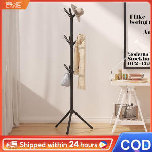 BEASTLAND Coat rack stand simple solid wood hanger home decoration clothes rack hanging bag Organizer