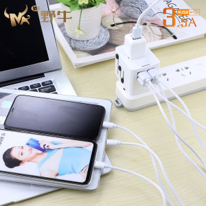 Universal Travel Adapter with 3USB+TYPE-C or 4USB All in One International Wall Charger AC Plug Adaptor Smart Power USB Type-C for US EU UK AU Plug Universal Travel Charger