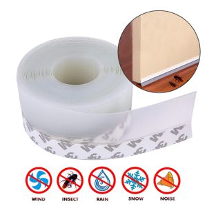 Door Bottom Seal Strip Weather Window Rubber Seal Weather strip Windproof Dust Self Adhesive Door Windshield Sealing Tape