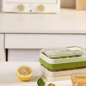 [SG Ready Stock]Portable 15 Grid ICE Cube Maker Mould ICE Cube Tray With Top Cover Silicone ICE Cube Home Ice Tray