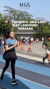 HIA EveryWear Naisha Short Top Kaos Olahraga Wanita Kaos Home Workout Hacktive Fabric