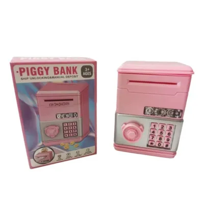 New Password Childrens Piggy Bank Mini ATM Cash Saving Money Box Child Gift Financial Saving Toys Money Saving Bank Boys Girls