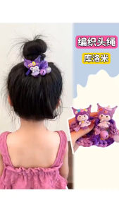 Cute Cartoon Kuromi Melody Bell Hairband Girl Accessories