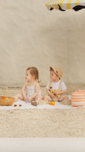 Bộ sát nách La Pomme vườn cổ tích của thỏ con - Sợi Natural Cotton thoáng mát – Bé gái - 6M - 3Y