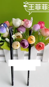 Cọ kẻ mắt chi tiết A102 cọ kẻ Eyeliner cọ kẻ mày A101 nét cọ mảnh tạo viền siêu đẹp