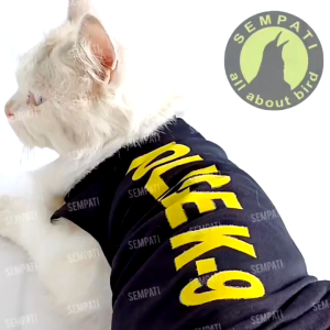 SEMPATI GROSIR Baju Kucing Police K-9 Polisi K9 Isi 10 Pcs Baju Singlet Kucing Anjing Cat Kitten Adult Anabul Puppy Kelinci Monyet Kaos T-Shirt Pakaian Rompi Hewan