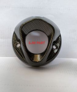 Tutup Cover Ujung Moncong knlapot Karbon-Carbon Vixion New NVA-NVL-NXL