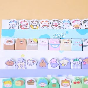 Murah Banget - Motif Karakter Notes / Memo Sticky Motif Karakter / Sticky Notes Mini 8 in 1 / Penanda Buku Stationery Memo Pad