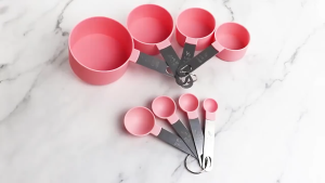 8PCS Stainless Steel Measuring Cup and Spoon Set with Scale for Accurate Baking Measuring Tools