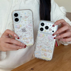 Sanrio | Cute Jingkong Star Big Eared Dog Phone Case for iPhone 17 Pro Max 17 16 15 Pro 15 Pro Max Luxury High-end Protective Back Cover