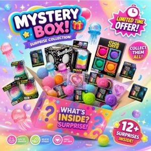 100+Pc Random Surprise Squishy Blind Box Mixed Cute Soft Squeeze Fidget Toy Slow Rebound Stress Relief Sensory Toy Kids Funny