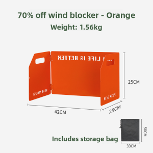 MONLEYTA | Windproof Stove Wind Shield Folding Thickened