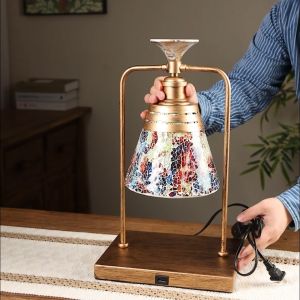 ตุรกีน้ำมันหอมระเหยโคมไฟขี้ผึ้งละลายห้องพักโรงแรมห้องนอนห้องนั่งเล่นเคลือบโมร็อกโกสวิทช์สัมผัสตกแต่งโคมไฟตั้งโต๊ะ