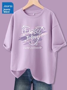 Jeanswest | Áo Thun Tay Ngắn Dáng Rộng Kích Cỡ Lớn Thiết Kế Nhẹ Mát Hè
